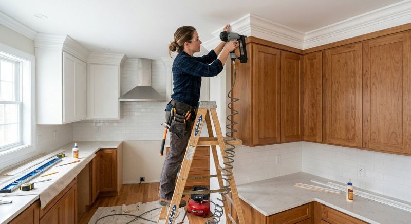 Crown Molding Installation in Wilmington, NC